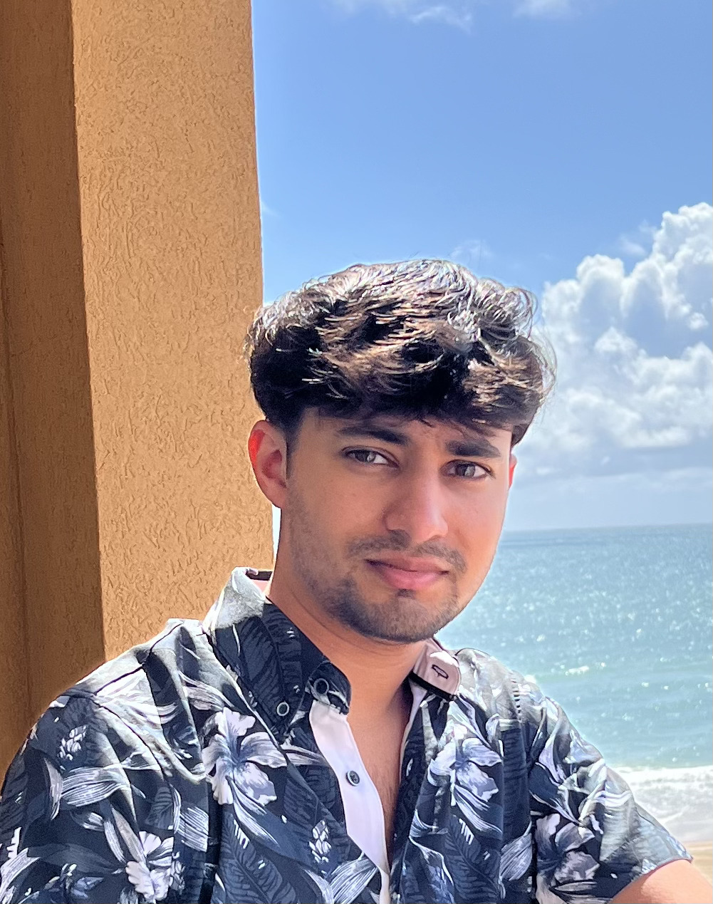 A headshot of Krish
